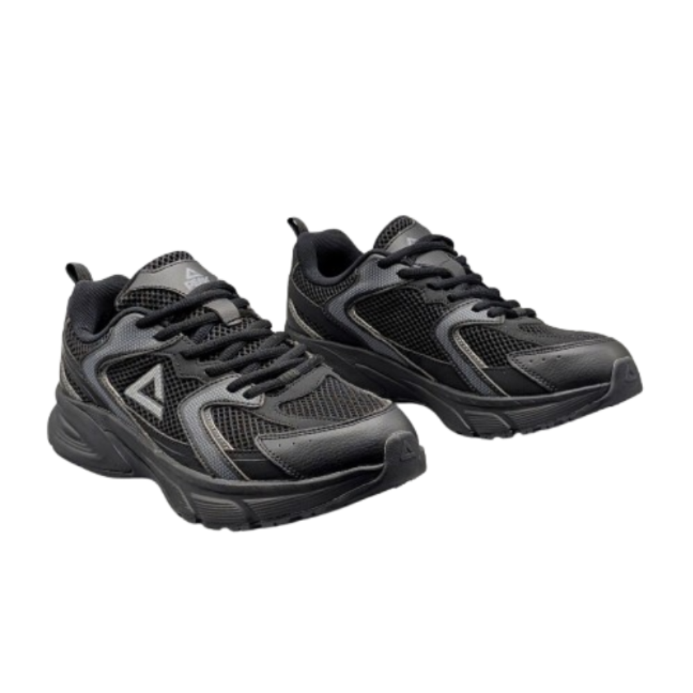 PEAK CASUAL SHOES BLACK / GREY